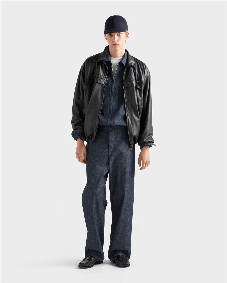 Chambray shirt-PRADA-Verso