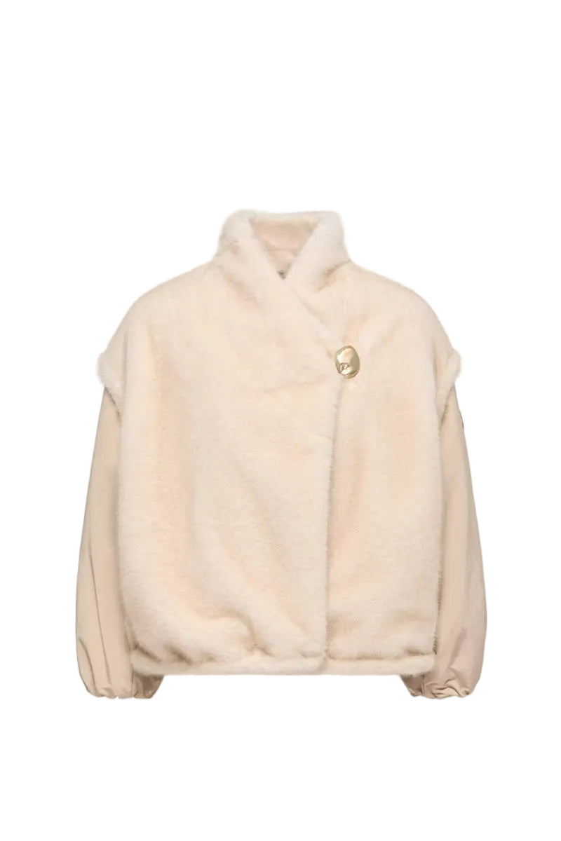 Chardonneret 2-in-1 reversible teddy down jacket-MONCLER-312335-0-Verso