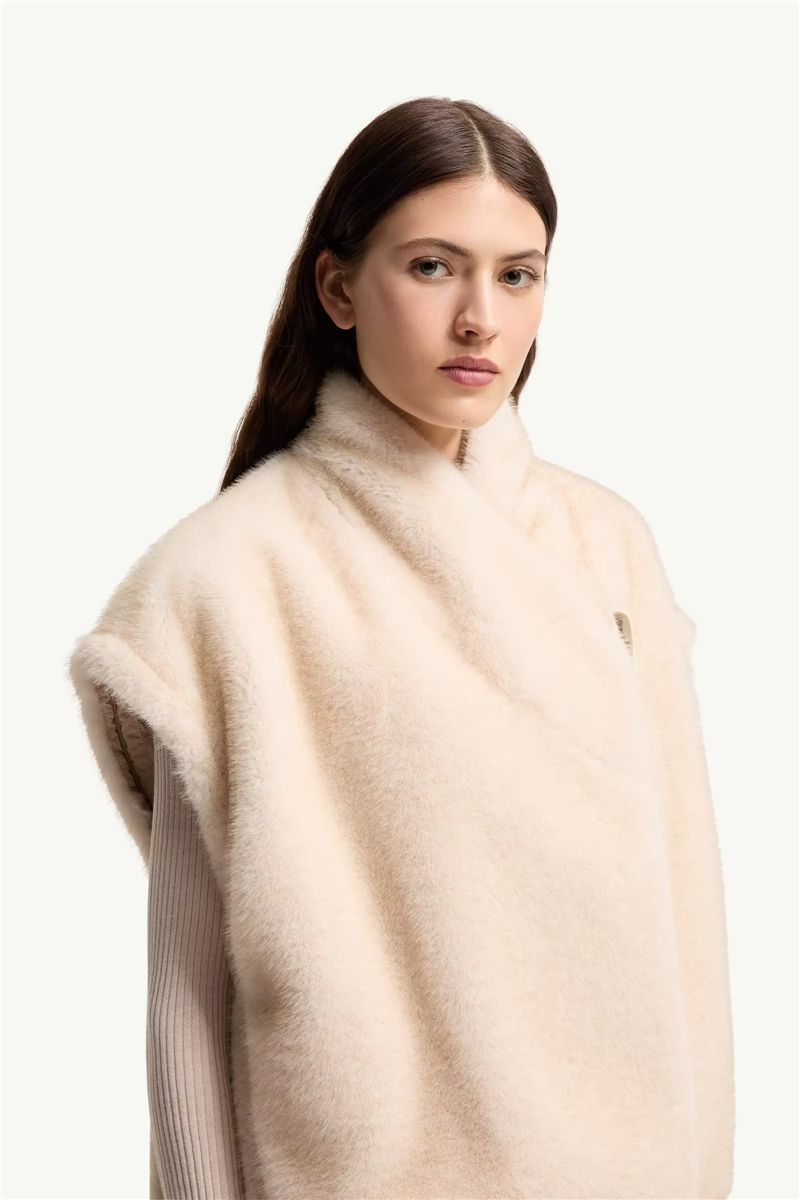 Chardonneret 2-in-1 reversible teddy down jacket-MONCLER-Verso