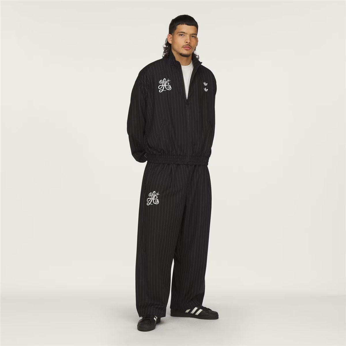 Chavarria pinstripe track jacket-ADIDAS ORIGINALS-Verso