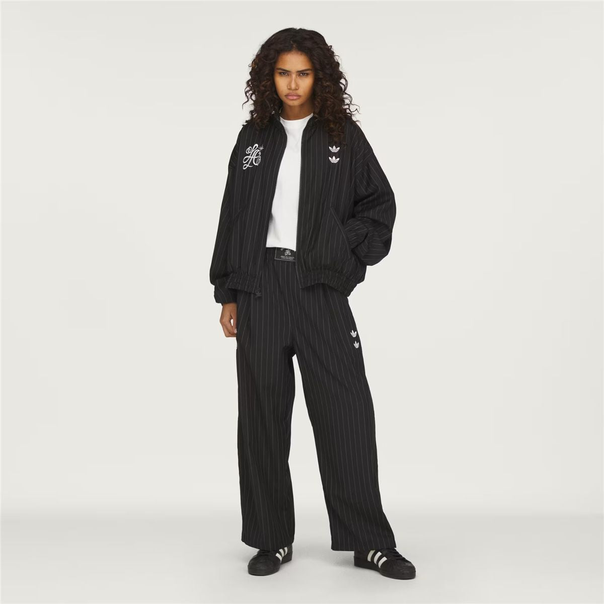 Chavarria pinstripe track jacket-ADIDAS ORIGINALS-Verso