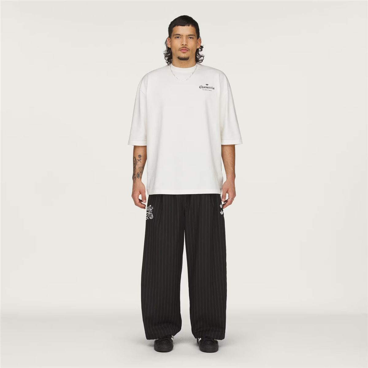 Chavarria pinstripe track pant-ADIDAS ORIGINALS-Verso