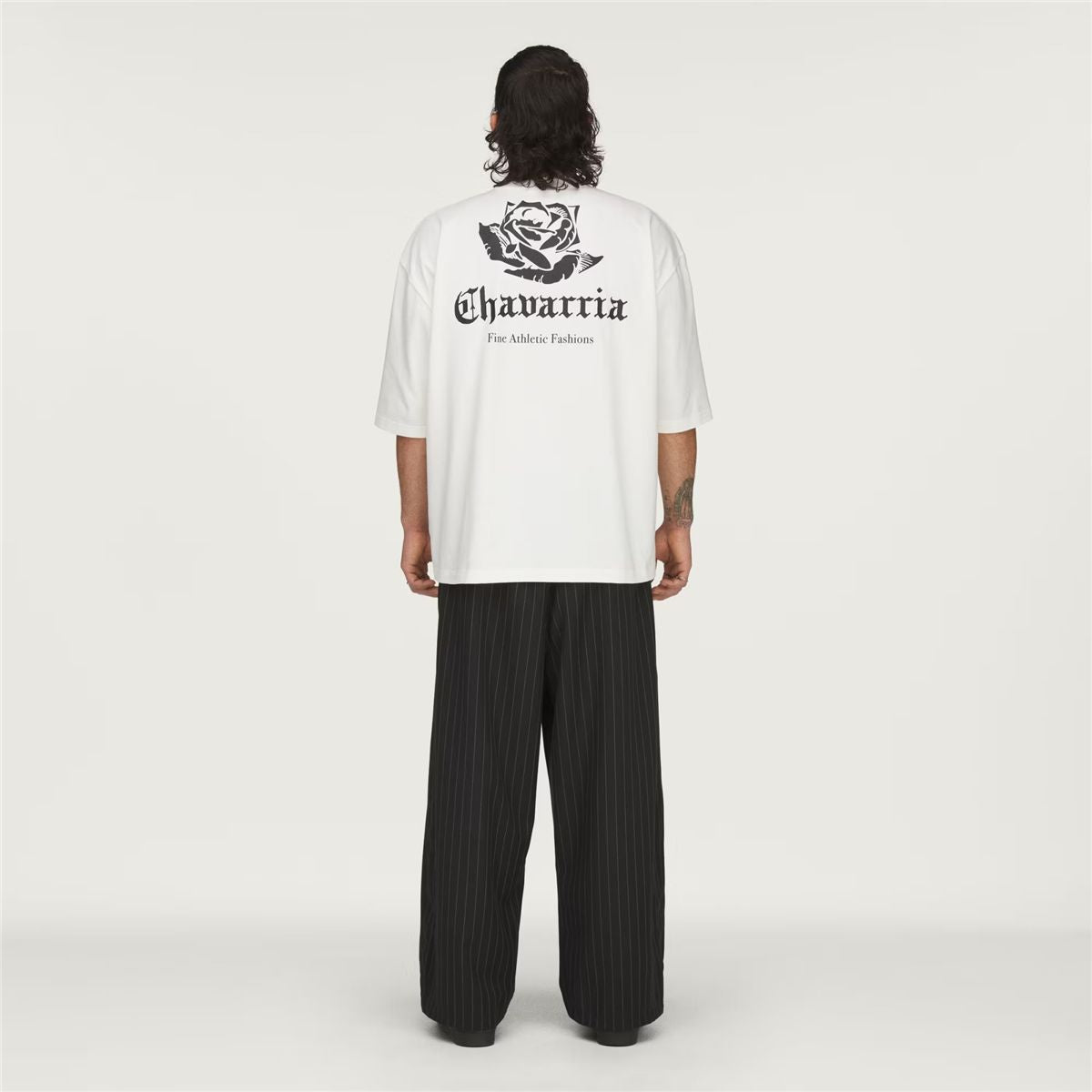 Chavarria pinstripe track pant-ADIDAS ORIGINALS-Verso