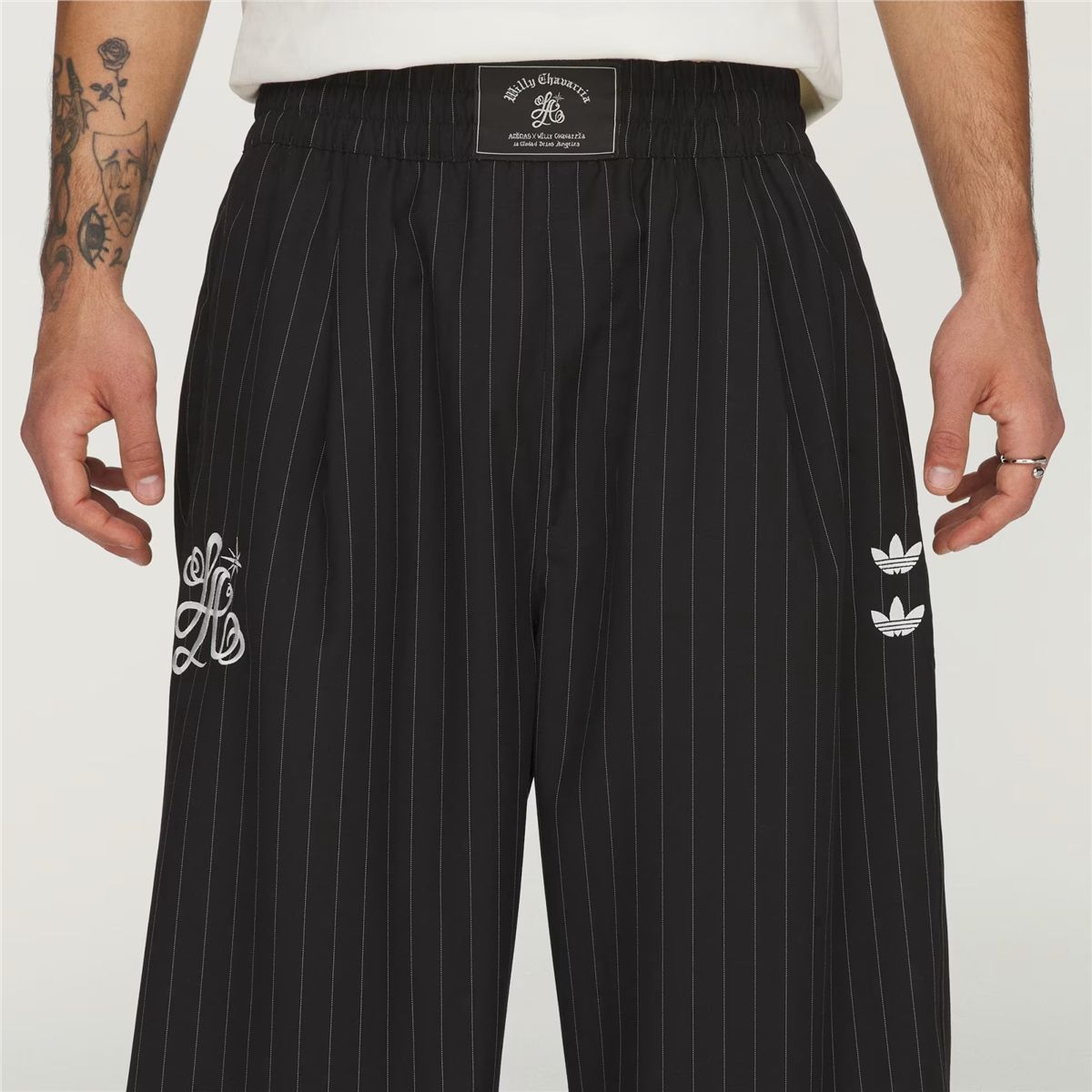 Chavarria pinstripe track pant-ADIDAS ORIGINALS-Verso