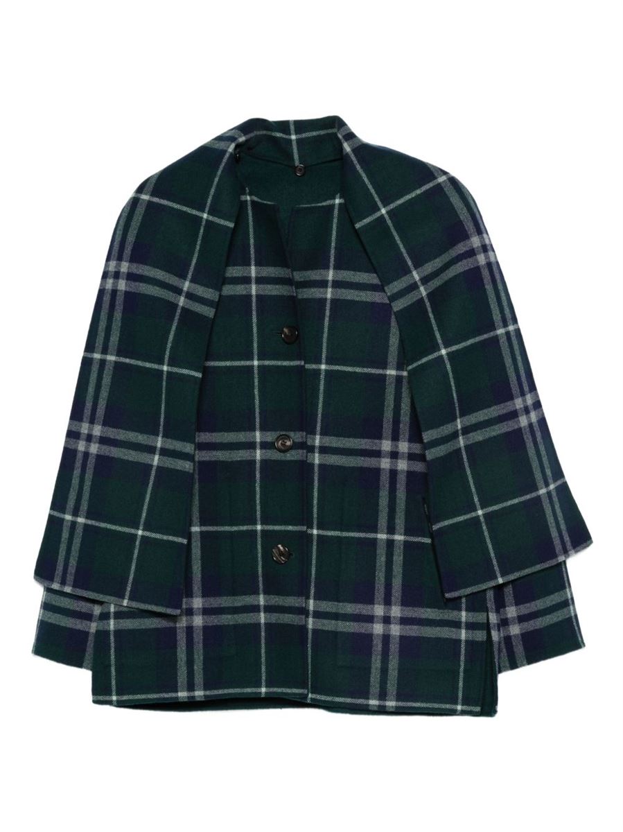 CHECK BUTTON-DOWN JACKET-ALICIA AUDREY-Verso