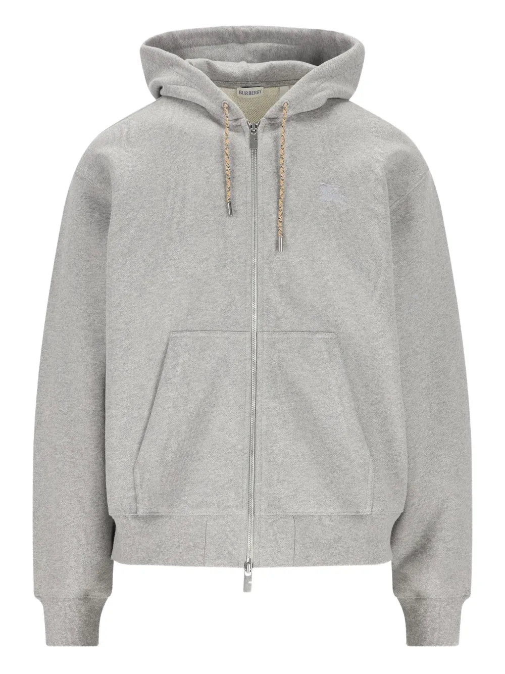 Check-detail hoodie-BURBERRY-Verso