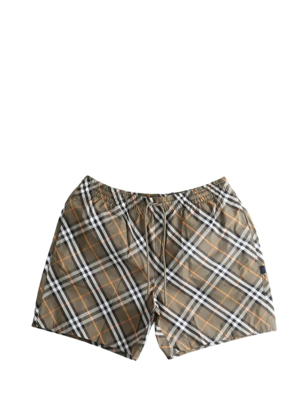 Check drawstring shorts-BURBERRY-312314-S-Verso