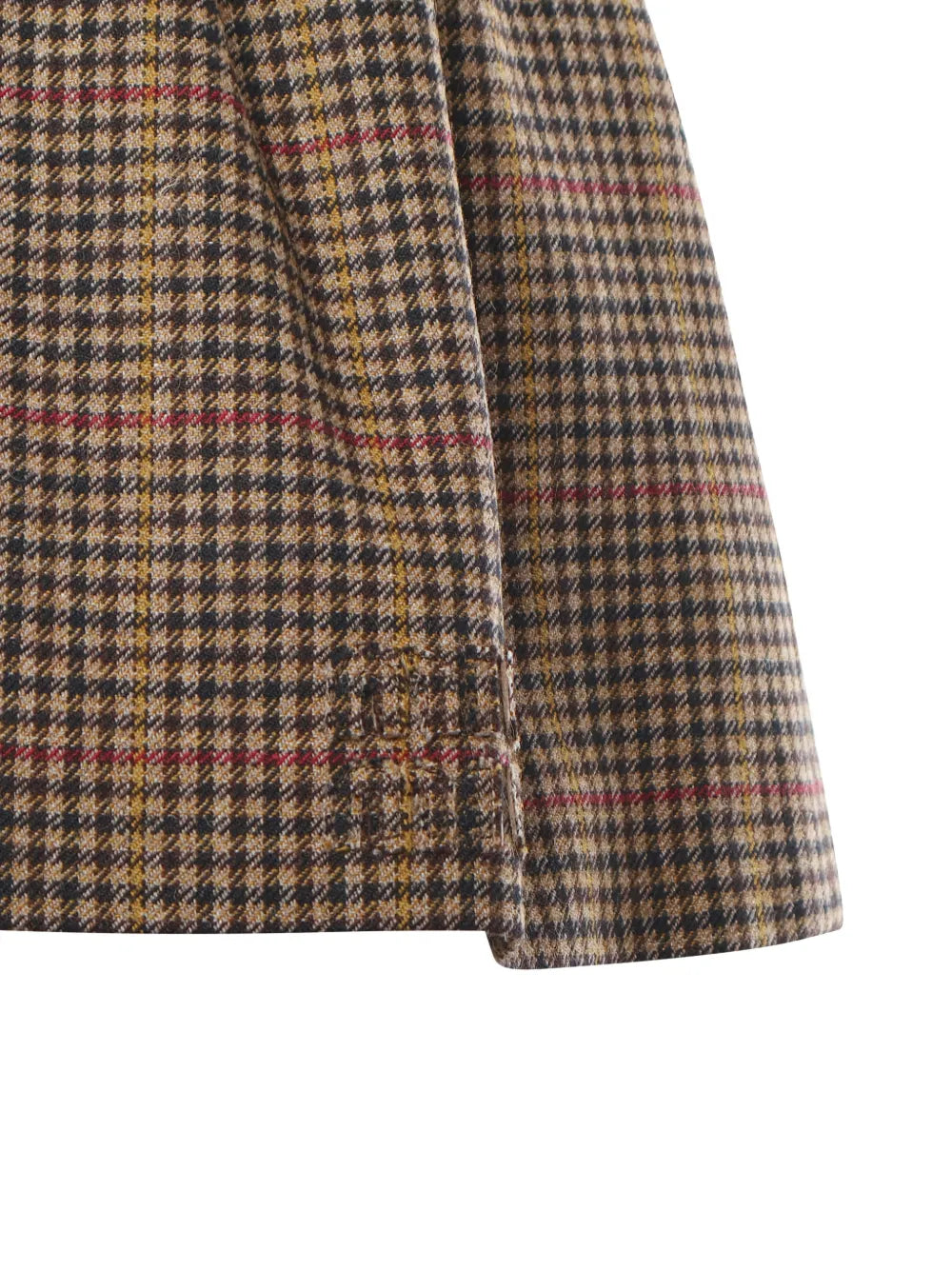 Check gathered mini skirt-MIU MIU-Verso