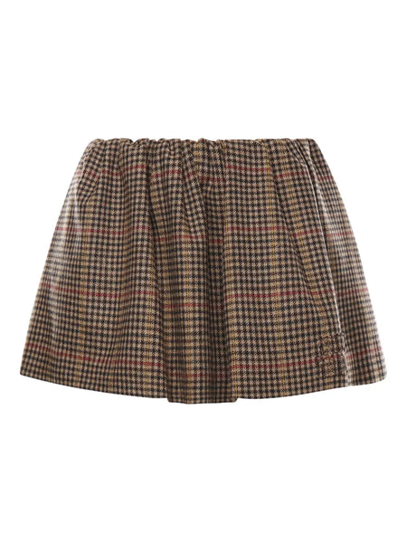 check-gathered-mini-skirt-miu-