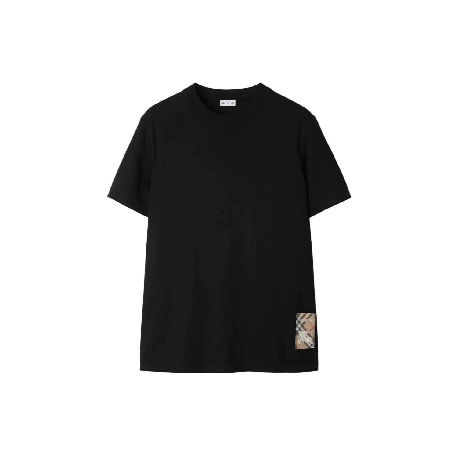 Check label cotton t-shirt-BURBERRY-Verso