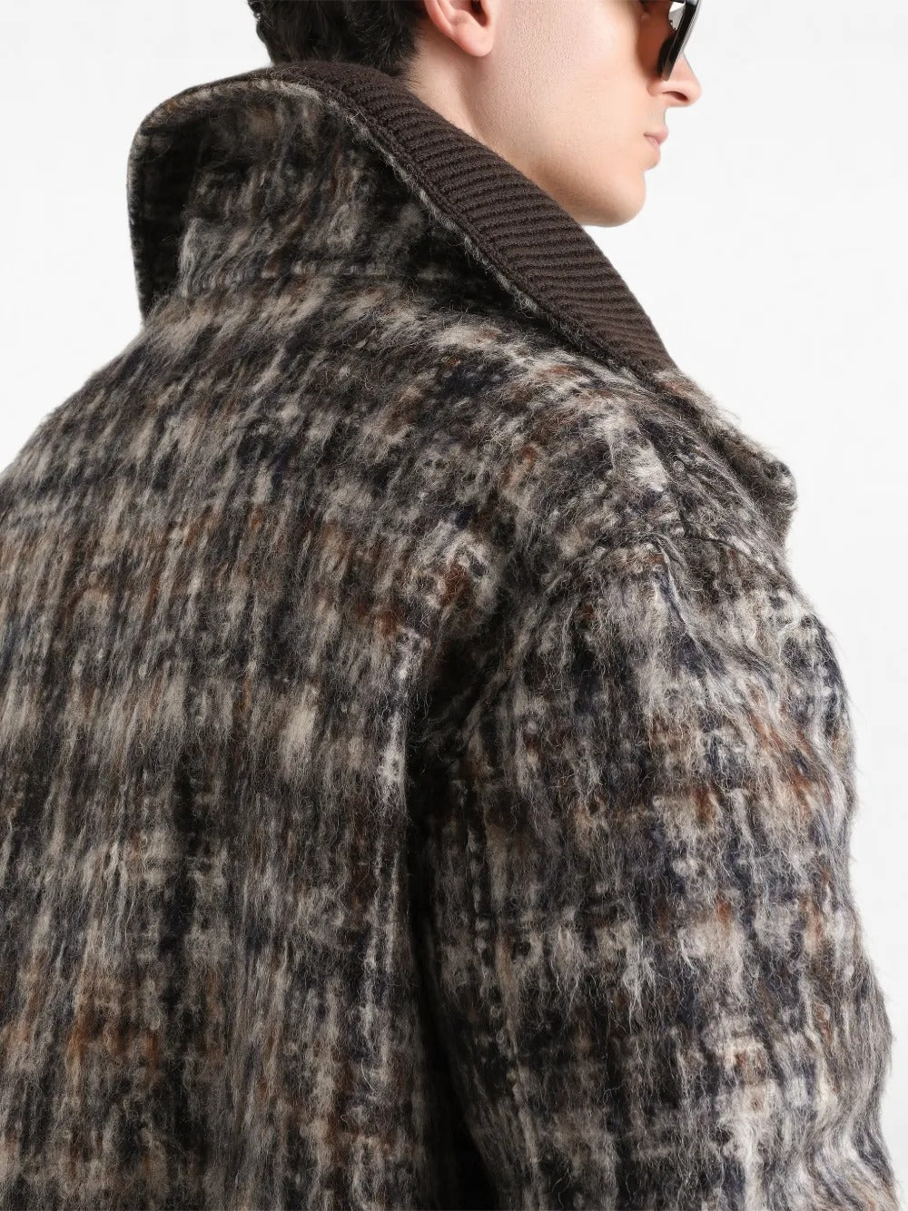 Check-Pattern Bomber Jacket-DOLCE&GABBANA-Verso