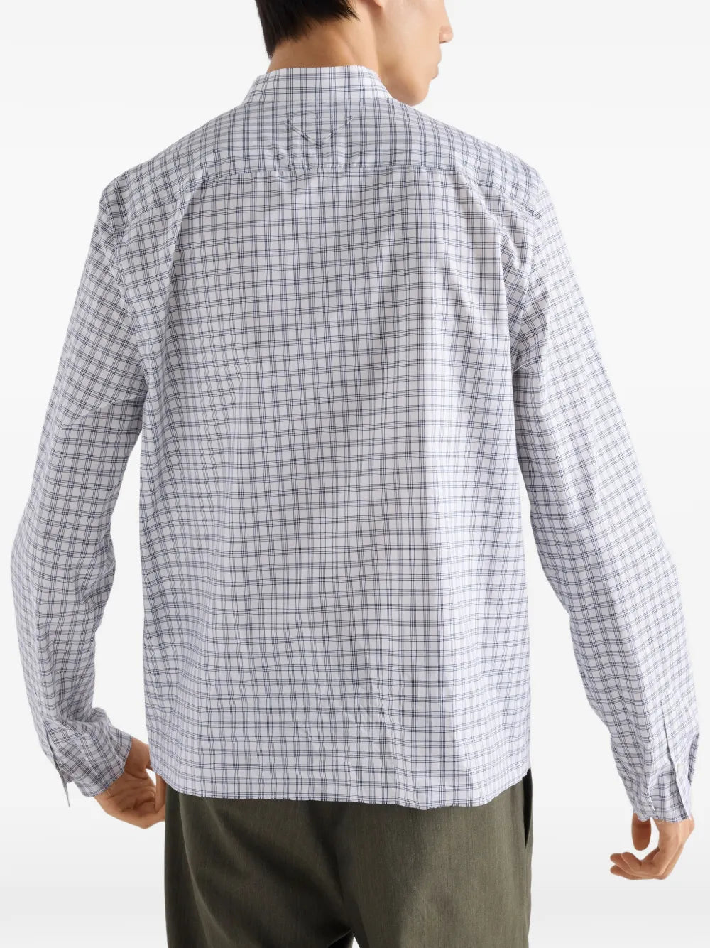 Check-pattern pocket shirt-PRADA-Verso