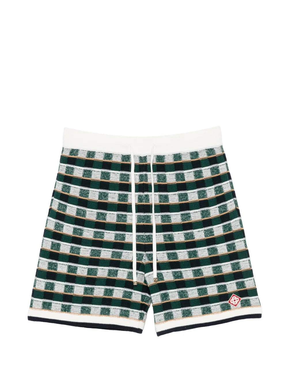 Check-pattern shorts-CASABLANCA-310409-XS-Verso