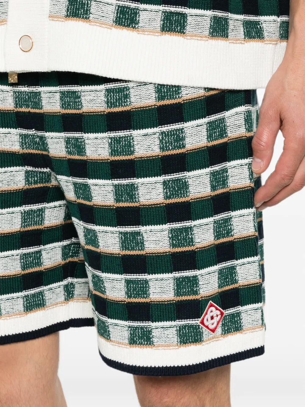 Check-pattern shorts-CASABLANCA-Verso