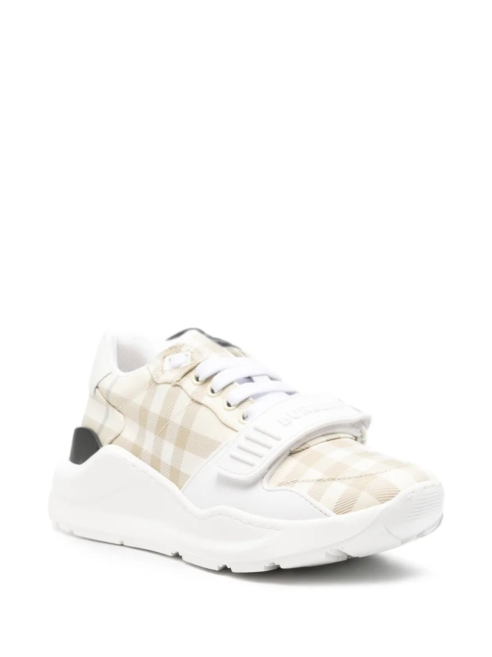 Check-pattern touch-strap sneakers-BURBERRY-Verso