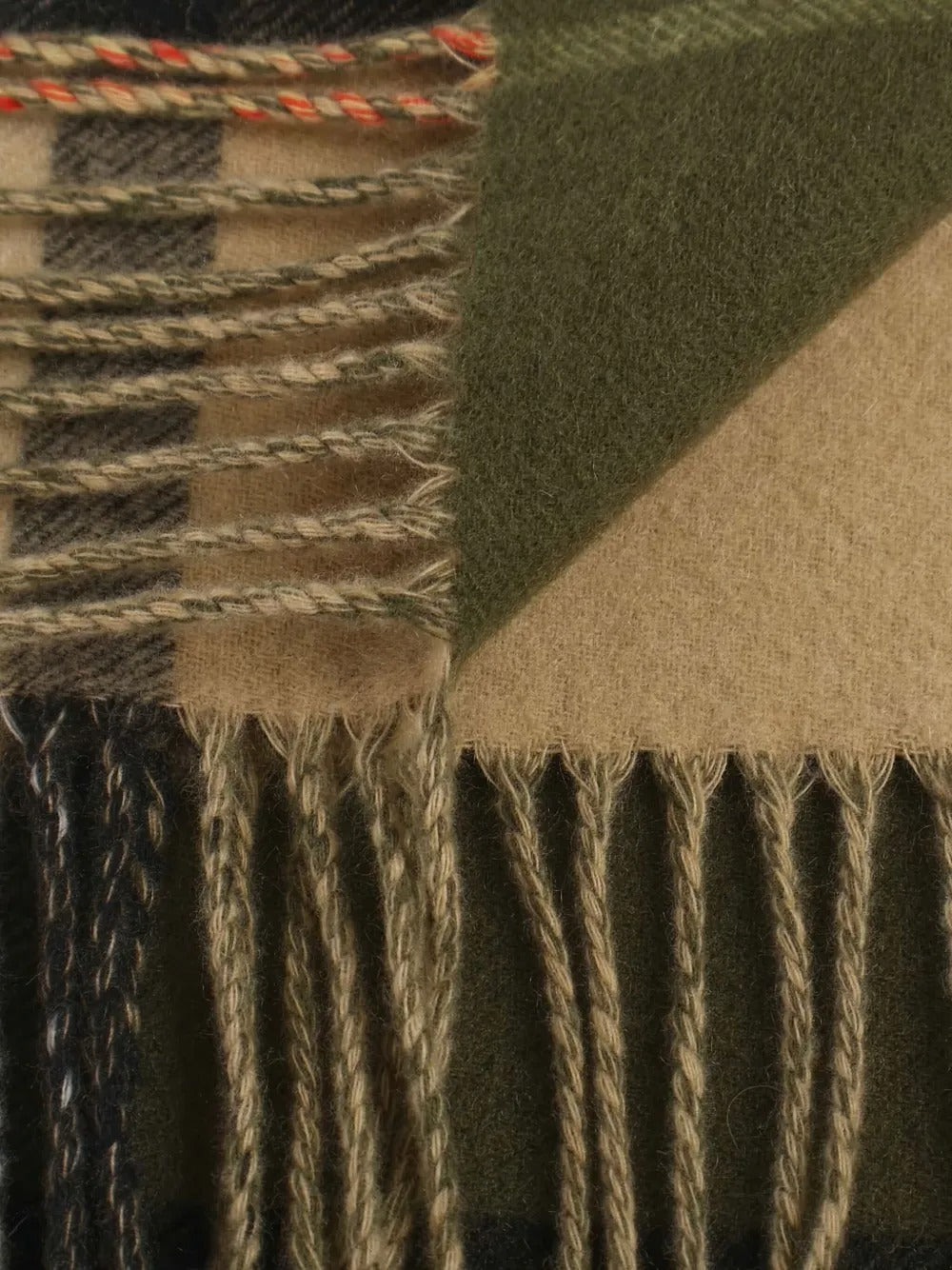 Check scarf-BURBERRY-Verso