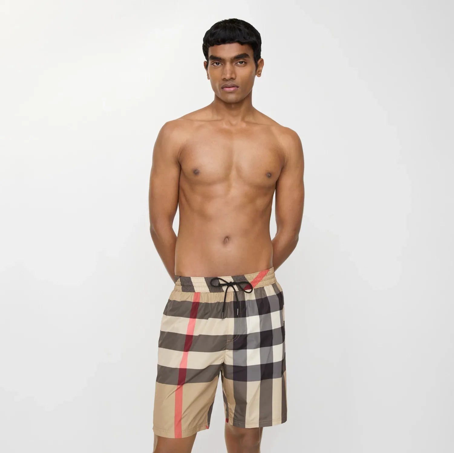 Check swim shorts-BURBERRY-Verso