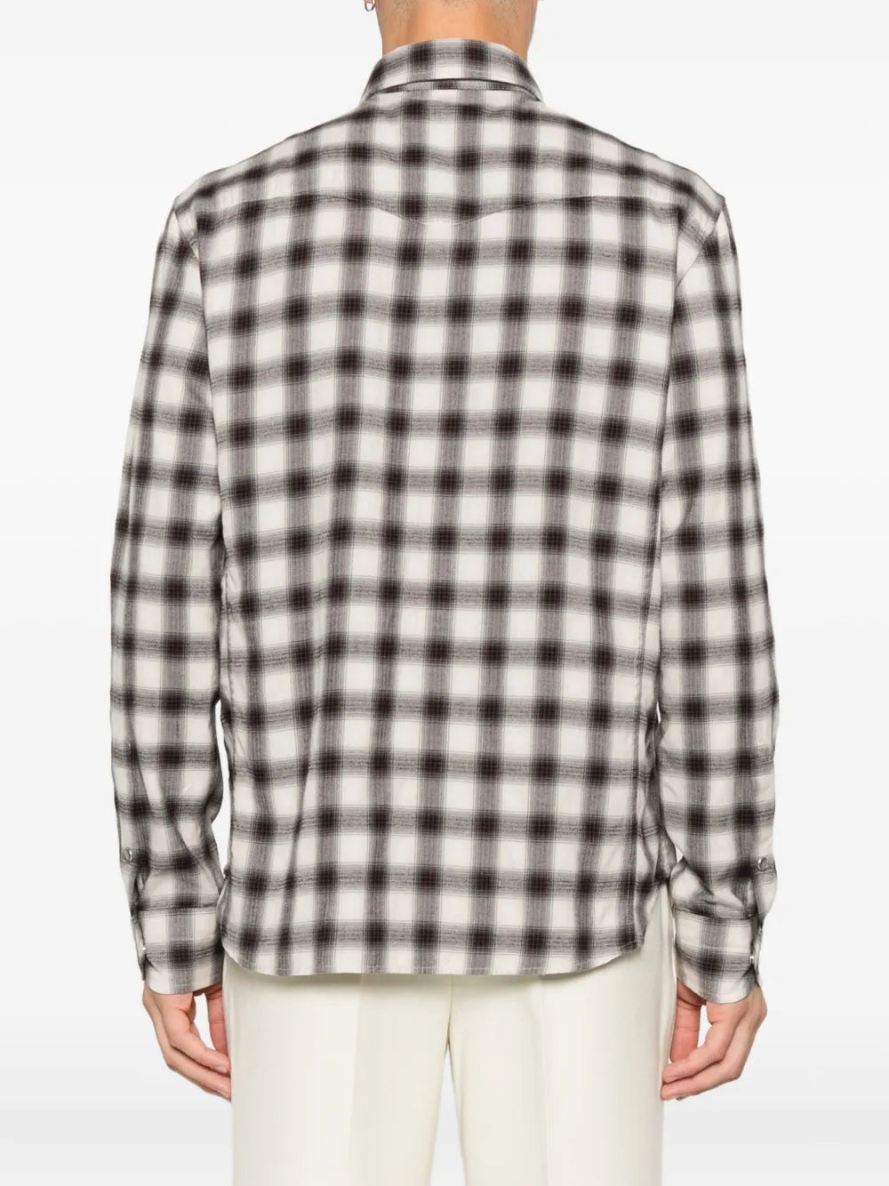 Checked pocket shirt-TOM FORD-Verso