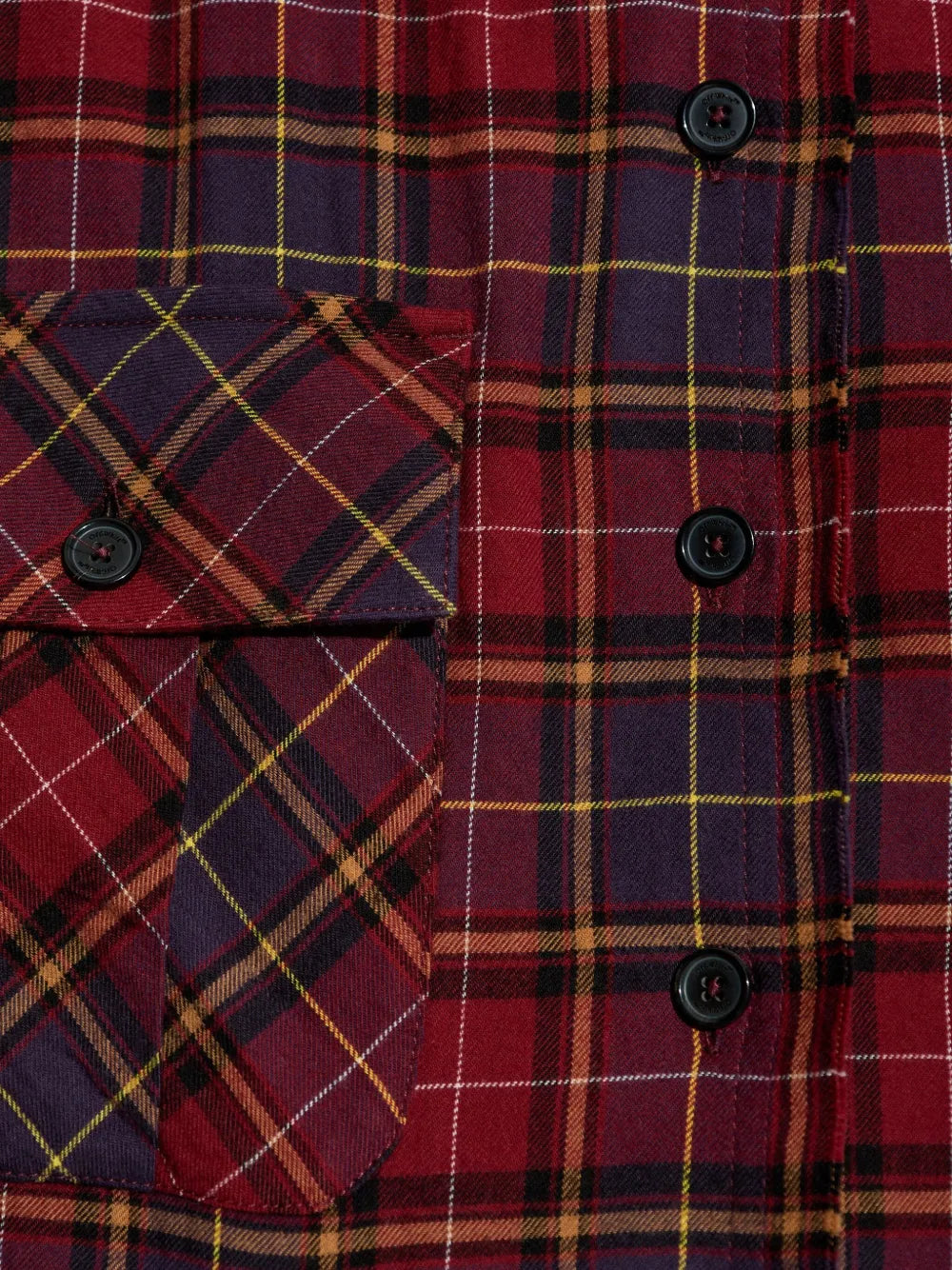 Checked shirt dress-OFF-WHITE-Verso