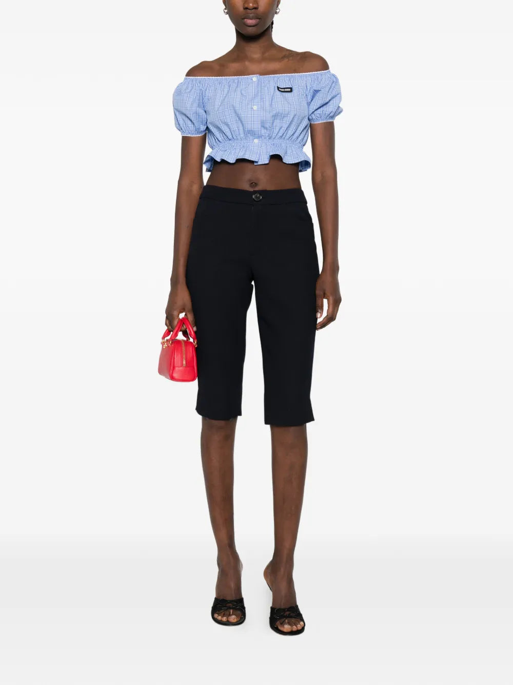 Checked shirt-MIU MIU-Verso