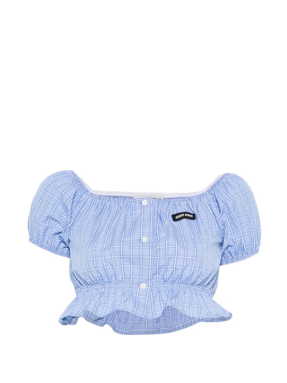 Checked shirt-MIU MIU-Verso