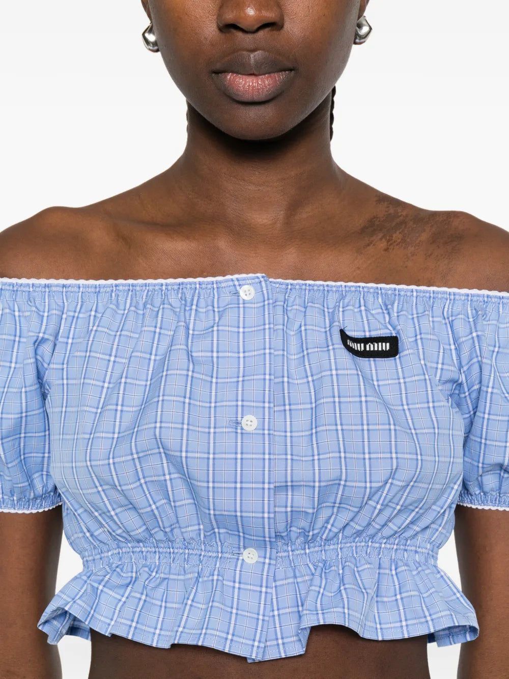 Checked shirt-MIU MIU-Verso