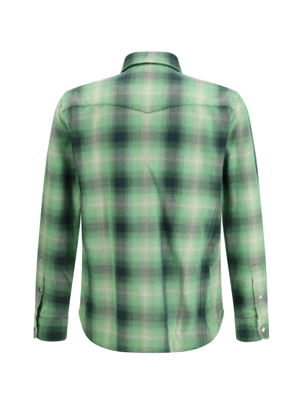 Checked slim shirt-TOM FORD-Verso