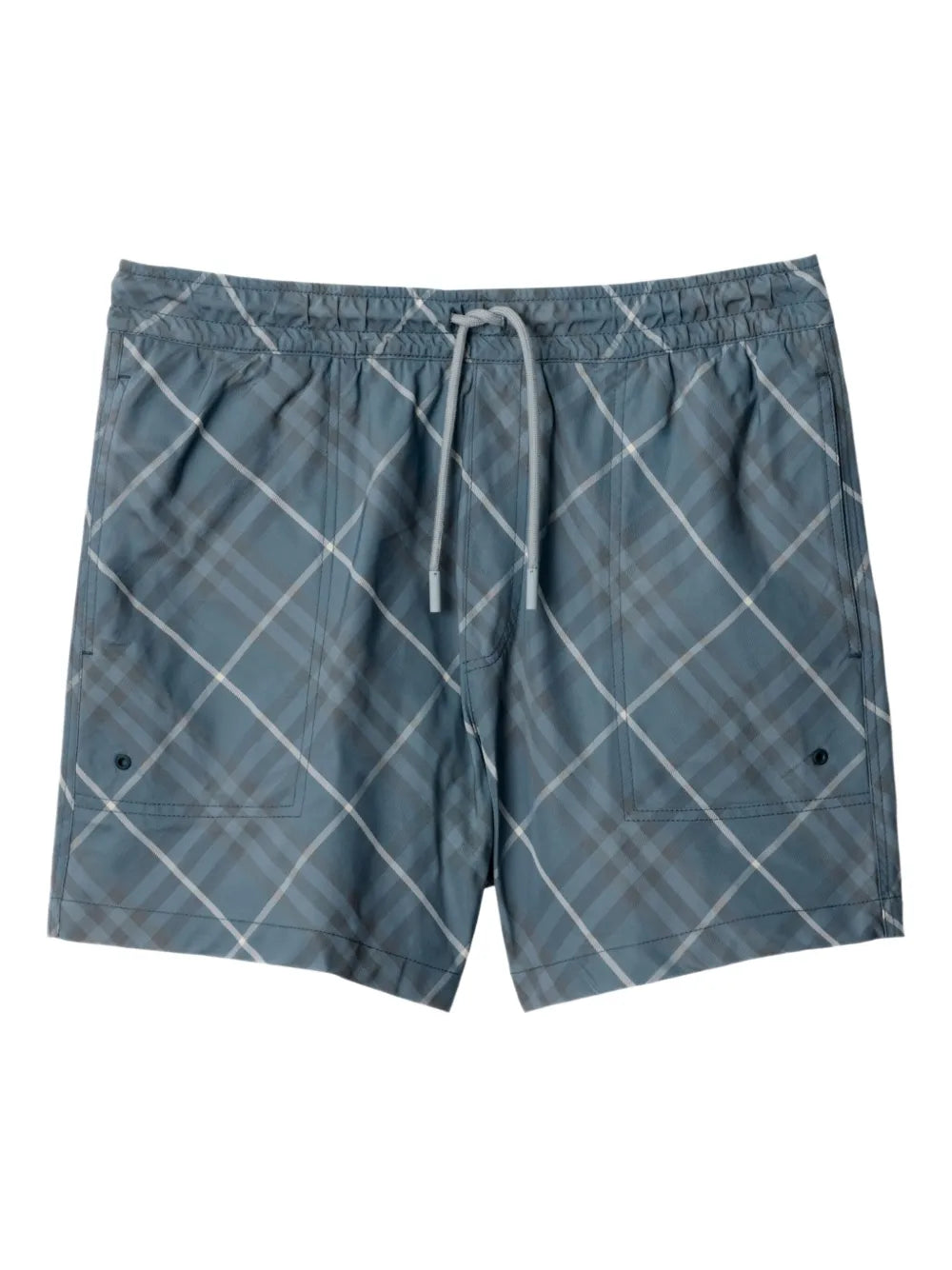 Checked swim shorts-BURBERRY-Verso