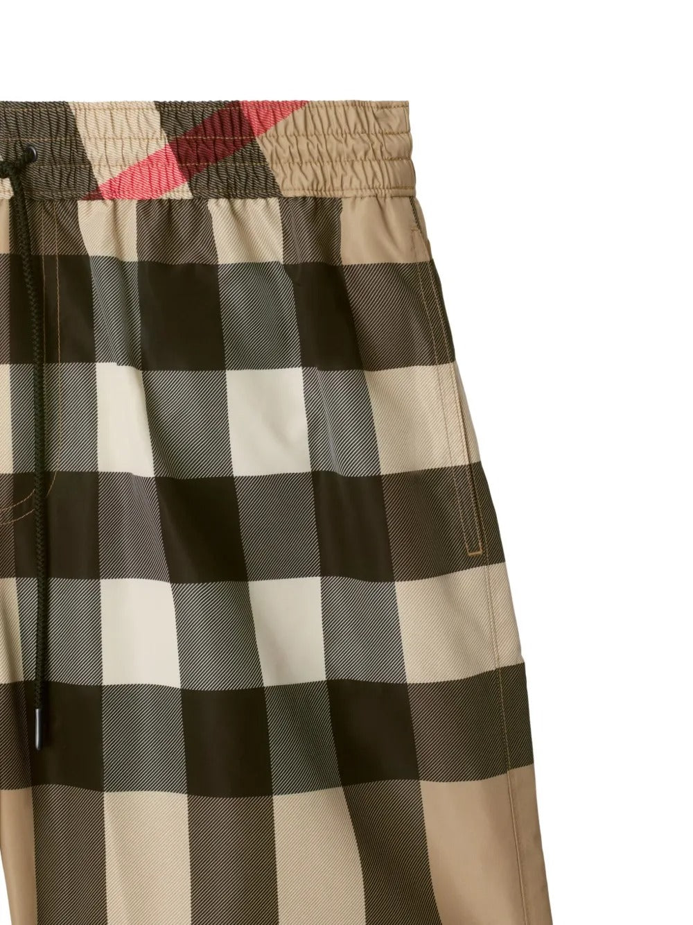 Checked Swim Shorts-BURBERRY-Verso