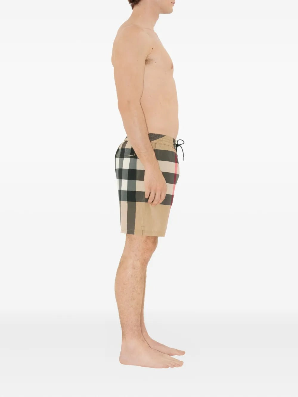 Checked Swim Shorts-BURBERRY-Verso