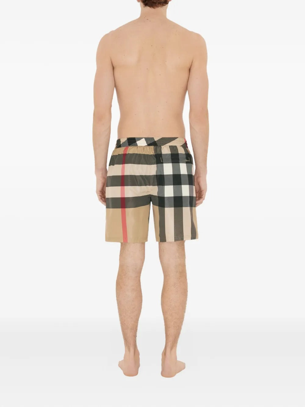 Checked Swim Shorts-BURBERRY-Verso