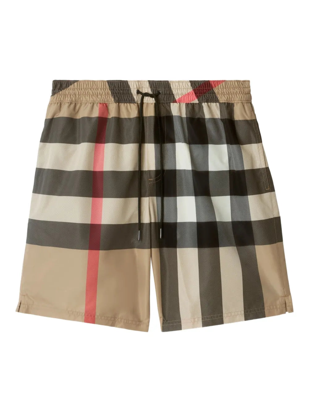Checked swim shorts-BURBERRY-Verso