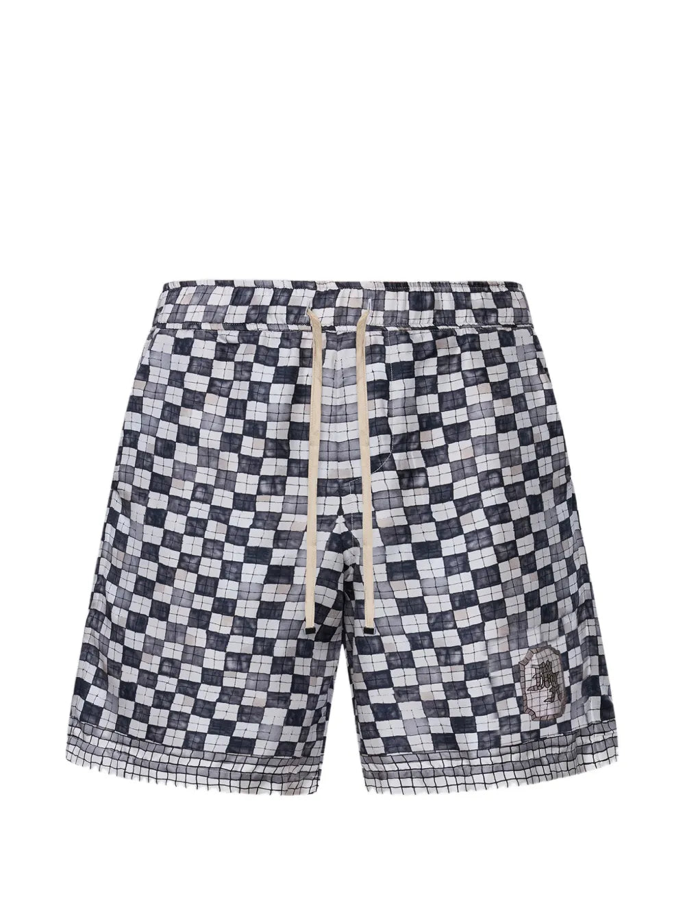 Checkered drawstring shorts-AMIRI-Verso