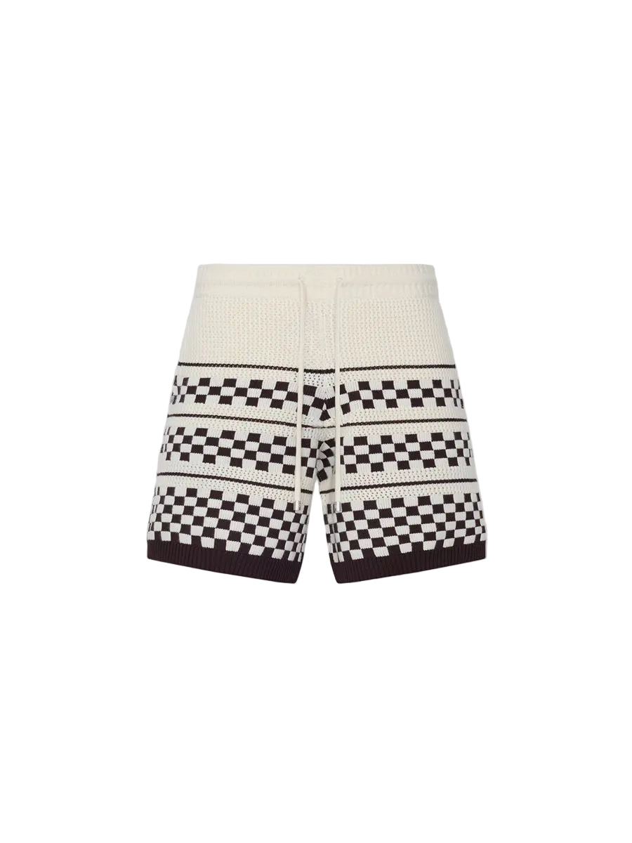 Checkered mesh short-AMIRI-Verso