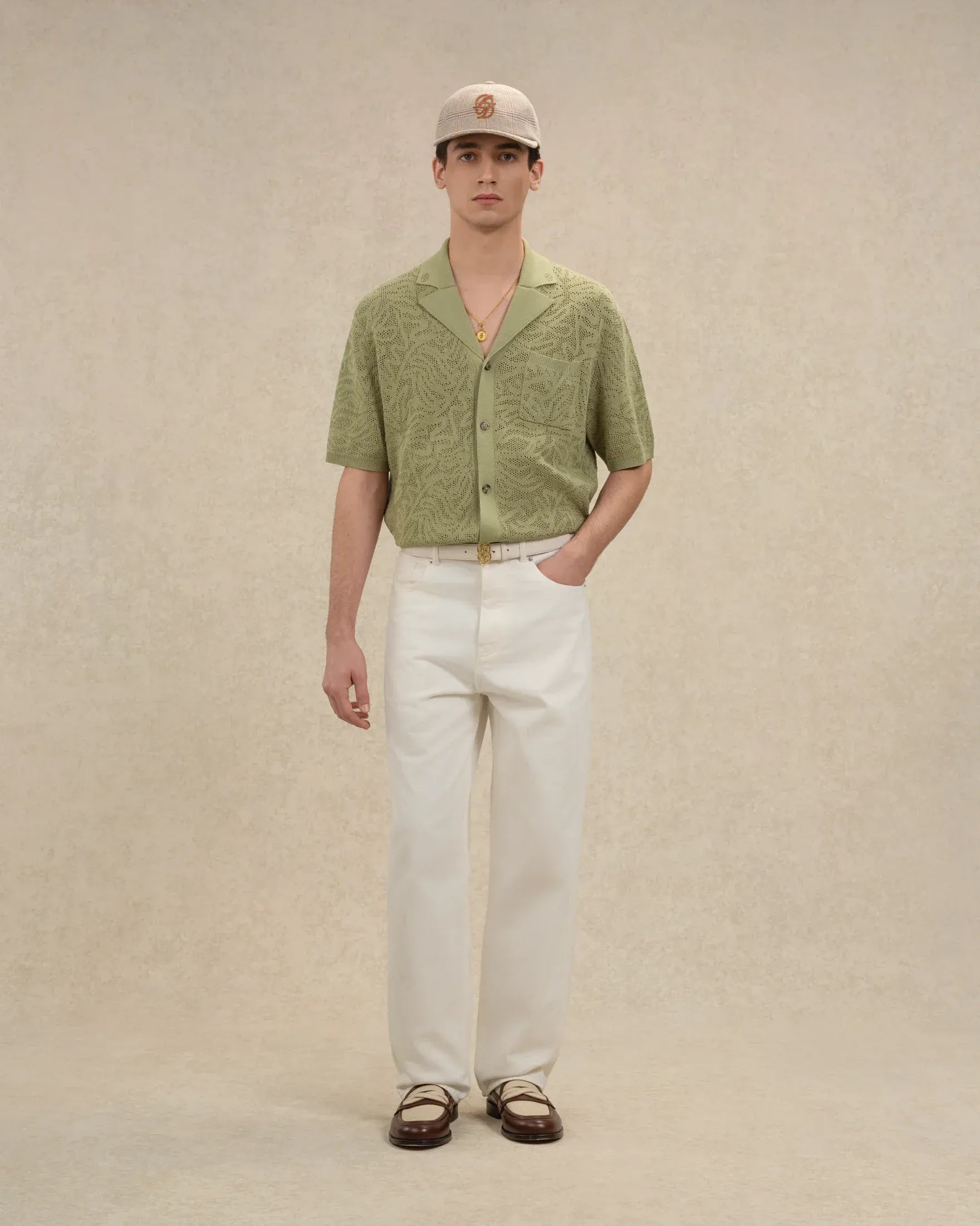 Chemise maille dentelle-DRÔLE DE MONSIEUR-Verso