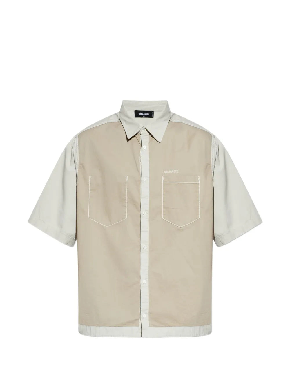 Chest-pocket panelled shirt-DSQUARED2-305046-48-Verso