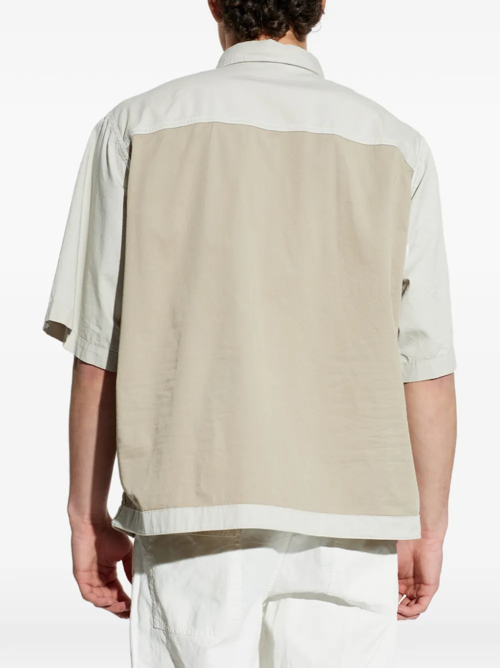 Chest-pocket panelled shirt-DSQUARED2-Verso