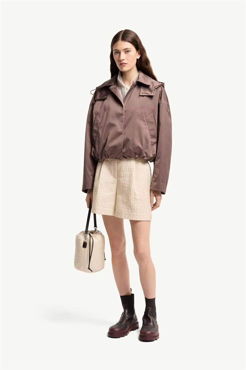 Chevreuil duchesse short down jacket-MONCLER-Verso