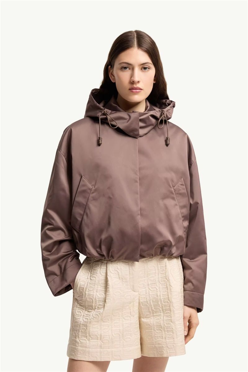 Chevreuil duchesse short down jacket-MONCLER-Verso