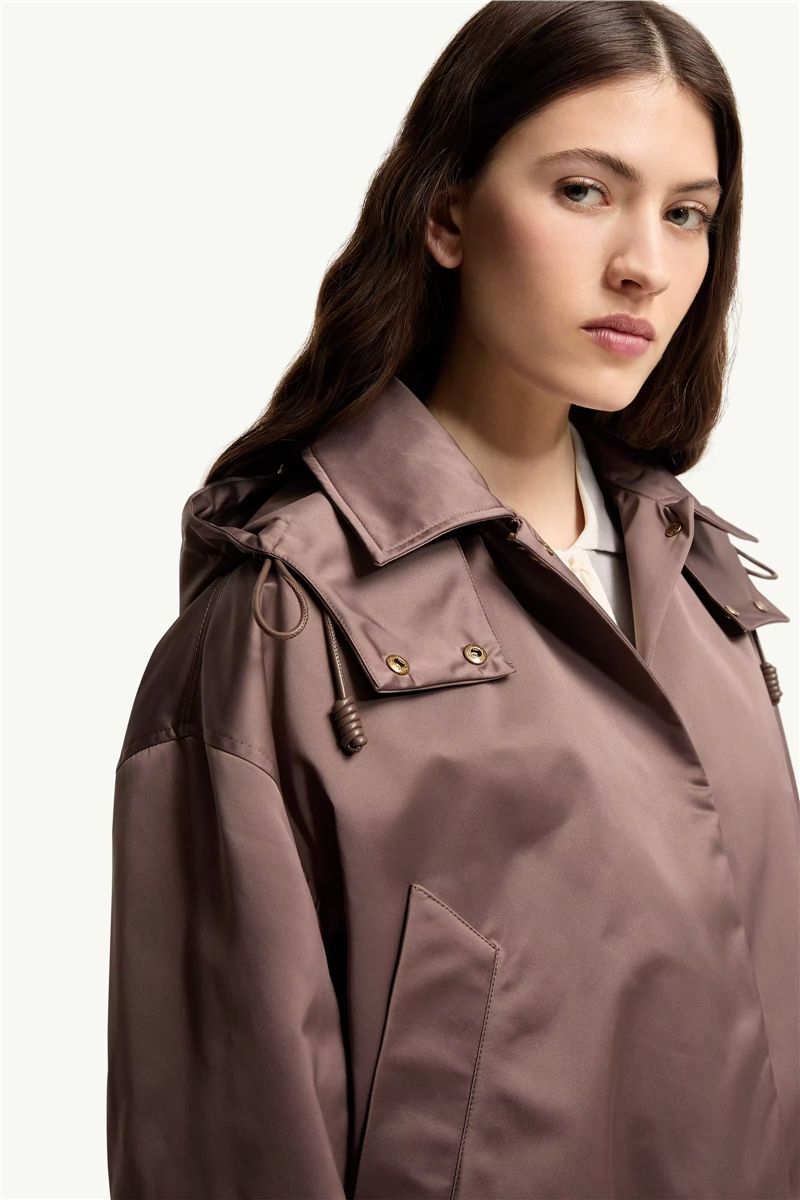 Chevreuil duchesse short down jacket-MONCLER-Verso