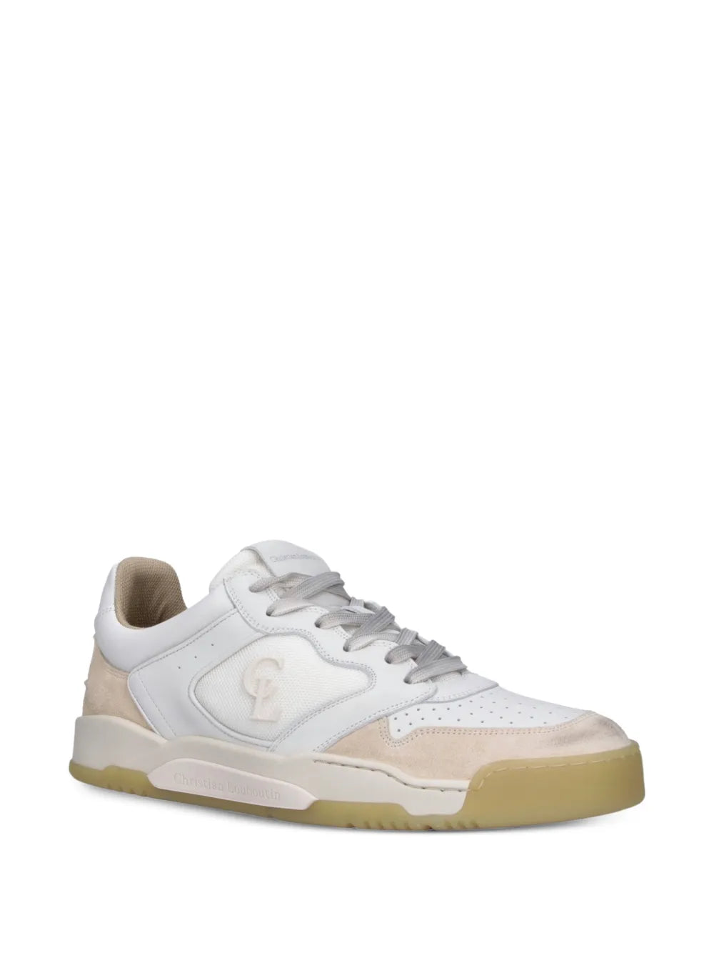 Christian bsktball 1 panelled leather sneakers-LOUBOUTIN-Verso