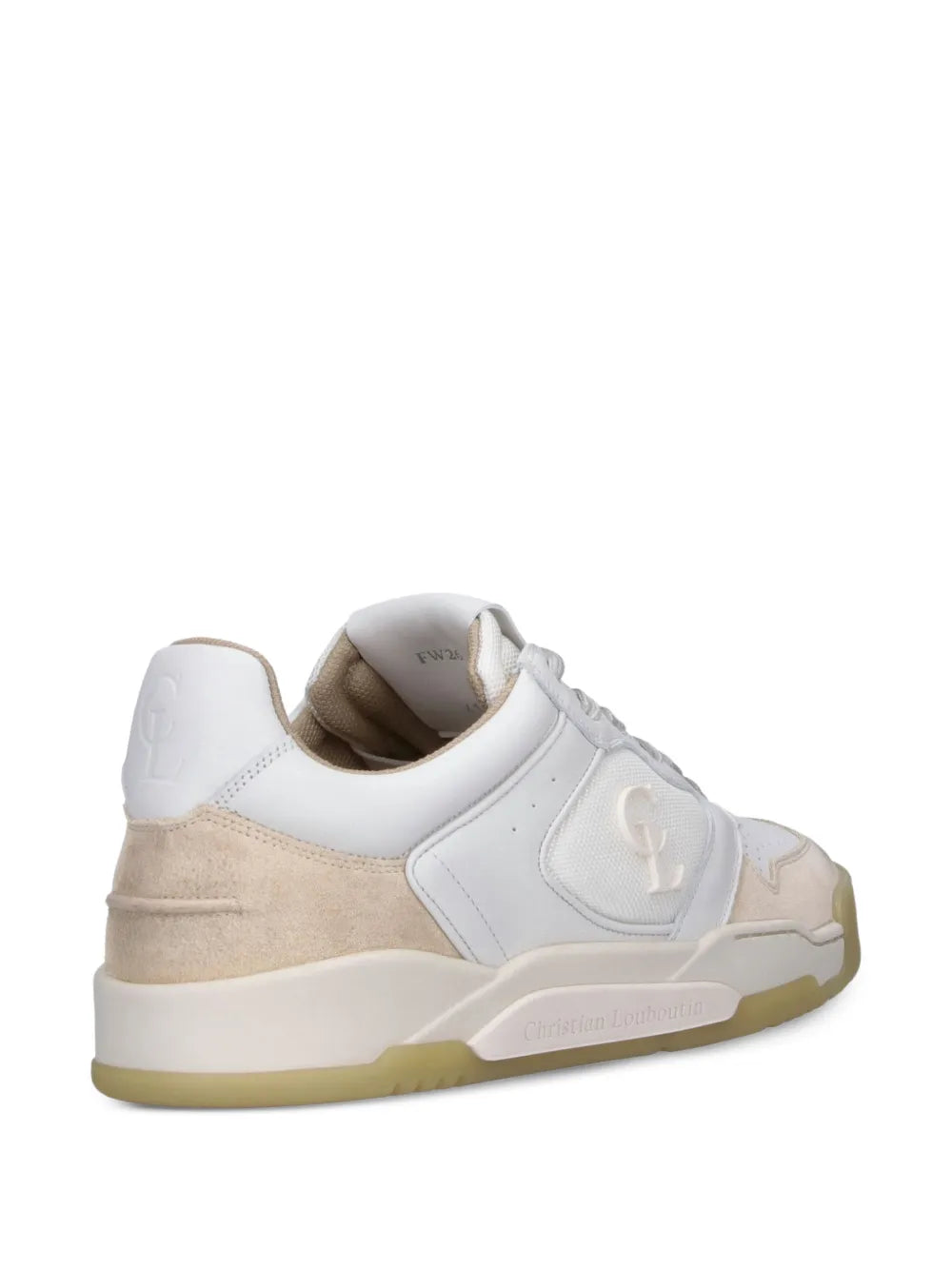 Christian bsktball 1 panelled leather sneakers-LOUBOUTIN-Verso