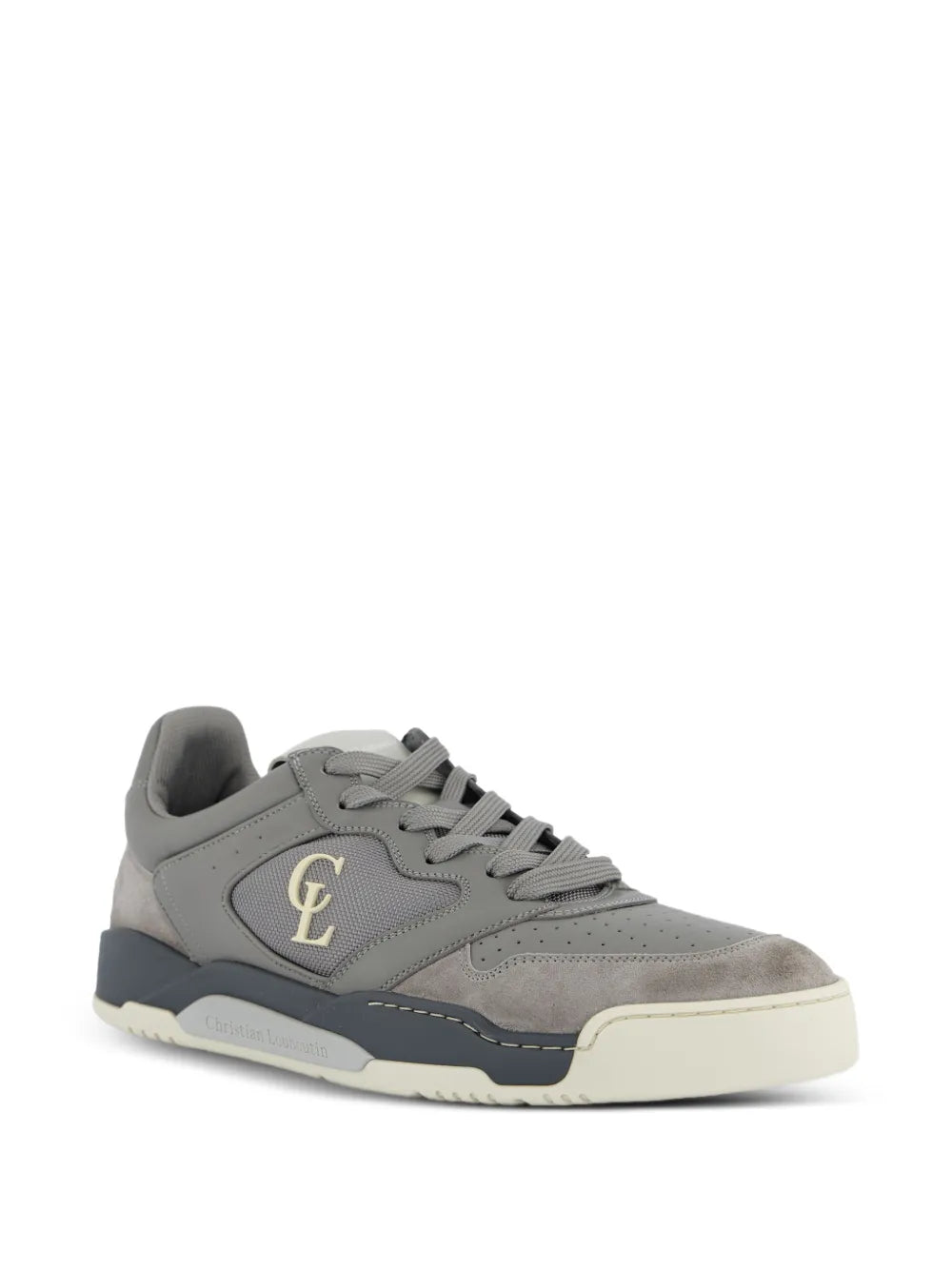 Christian bsktball 1 retro logo-plaque sneakers-LOUBOUTIN-Verso