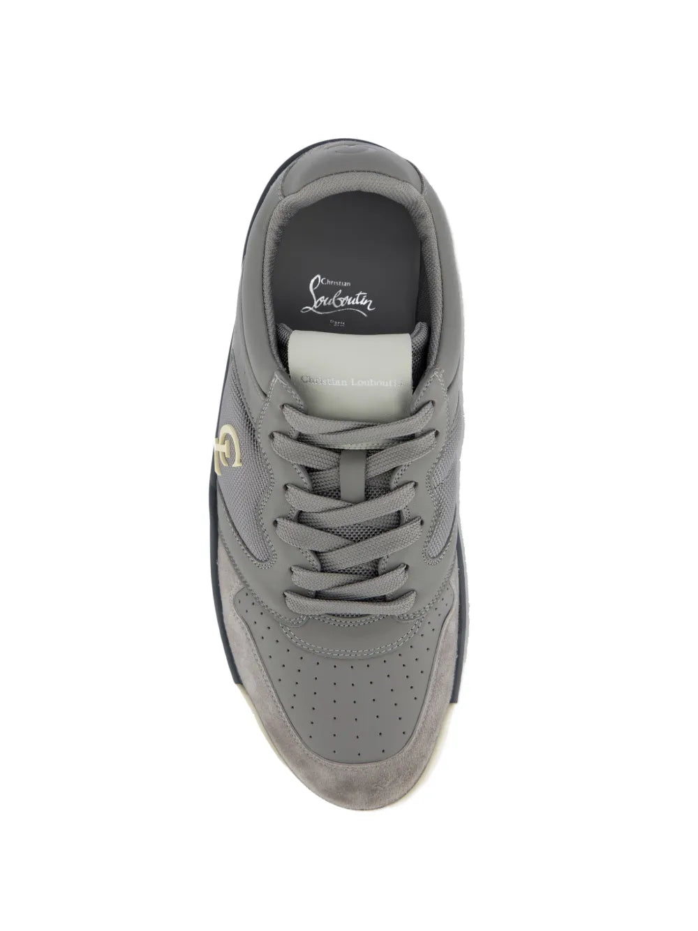 Christian bsktball 1 retro logo-plaque sneakers-LOUBOUTIN-Verso