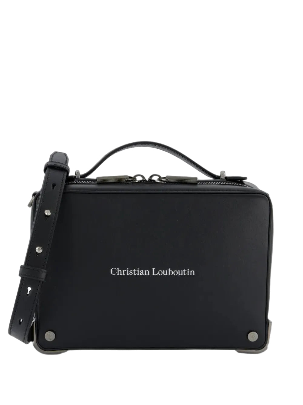 Christian logo-print leather handbag-LOUBOUTIN-Verso