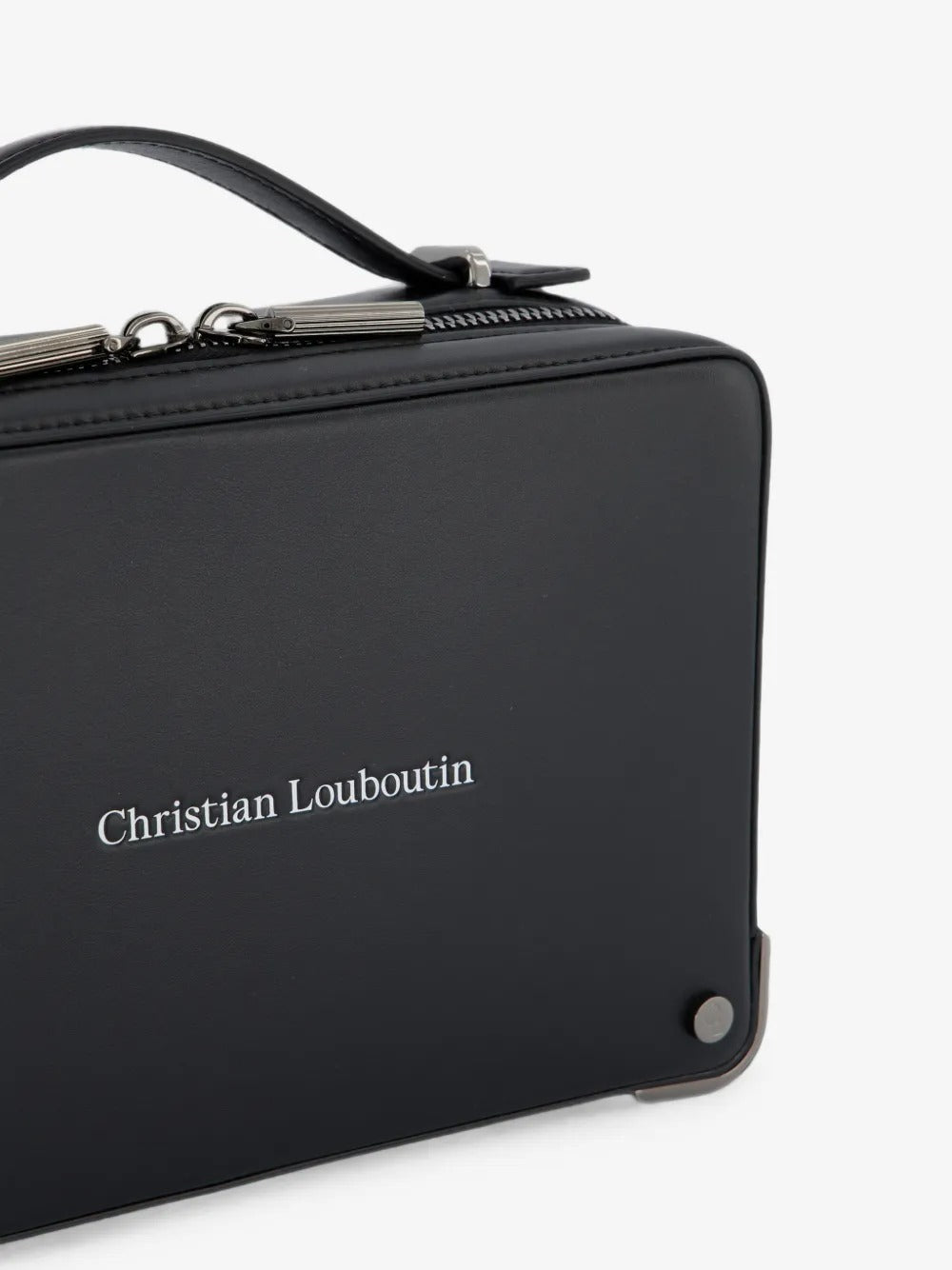 Christian logo-print leather handbag-LOUBOUTIN-Verso