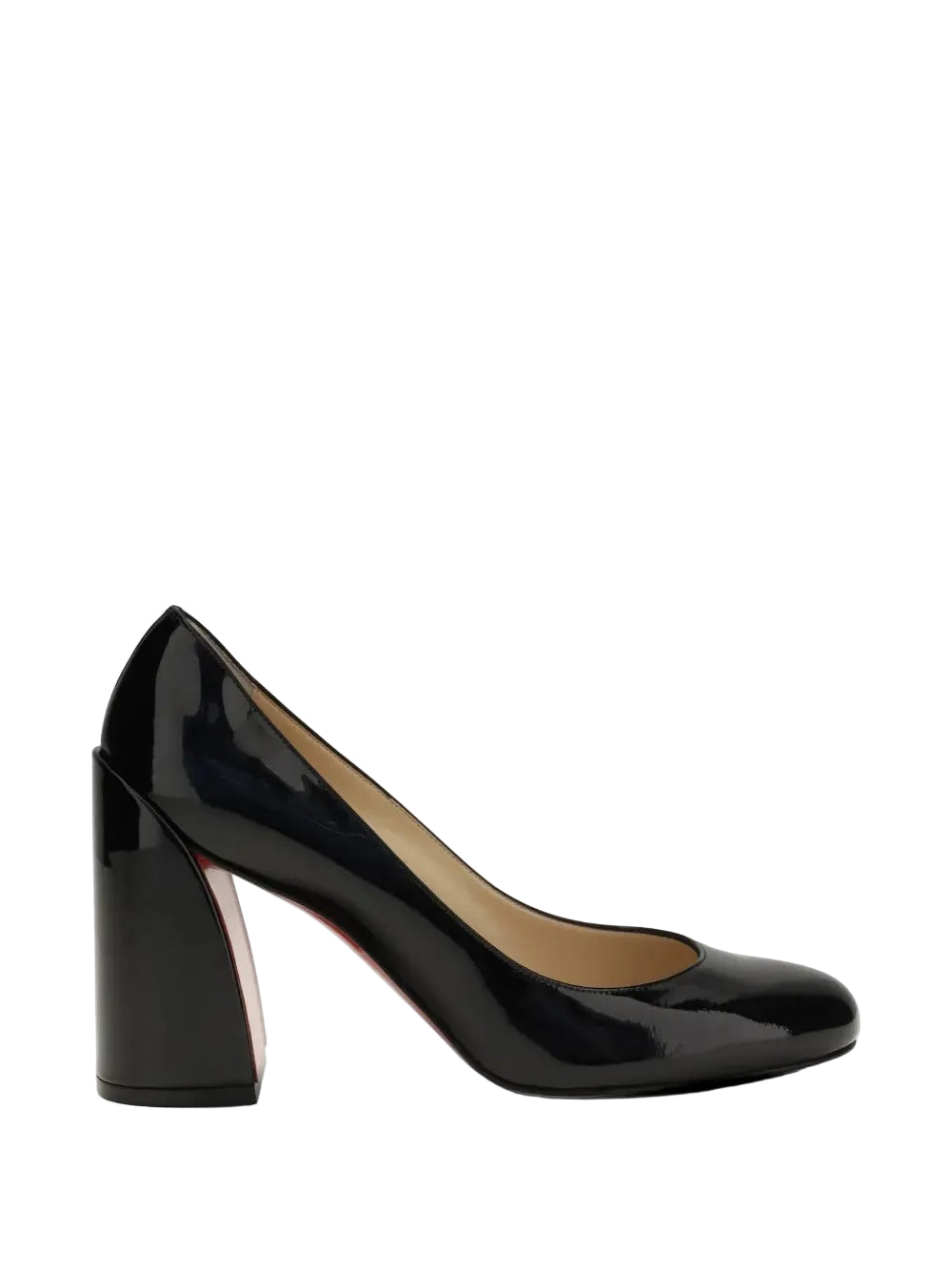 Christian Miss Jane Patent-Leather Heeled Pumps