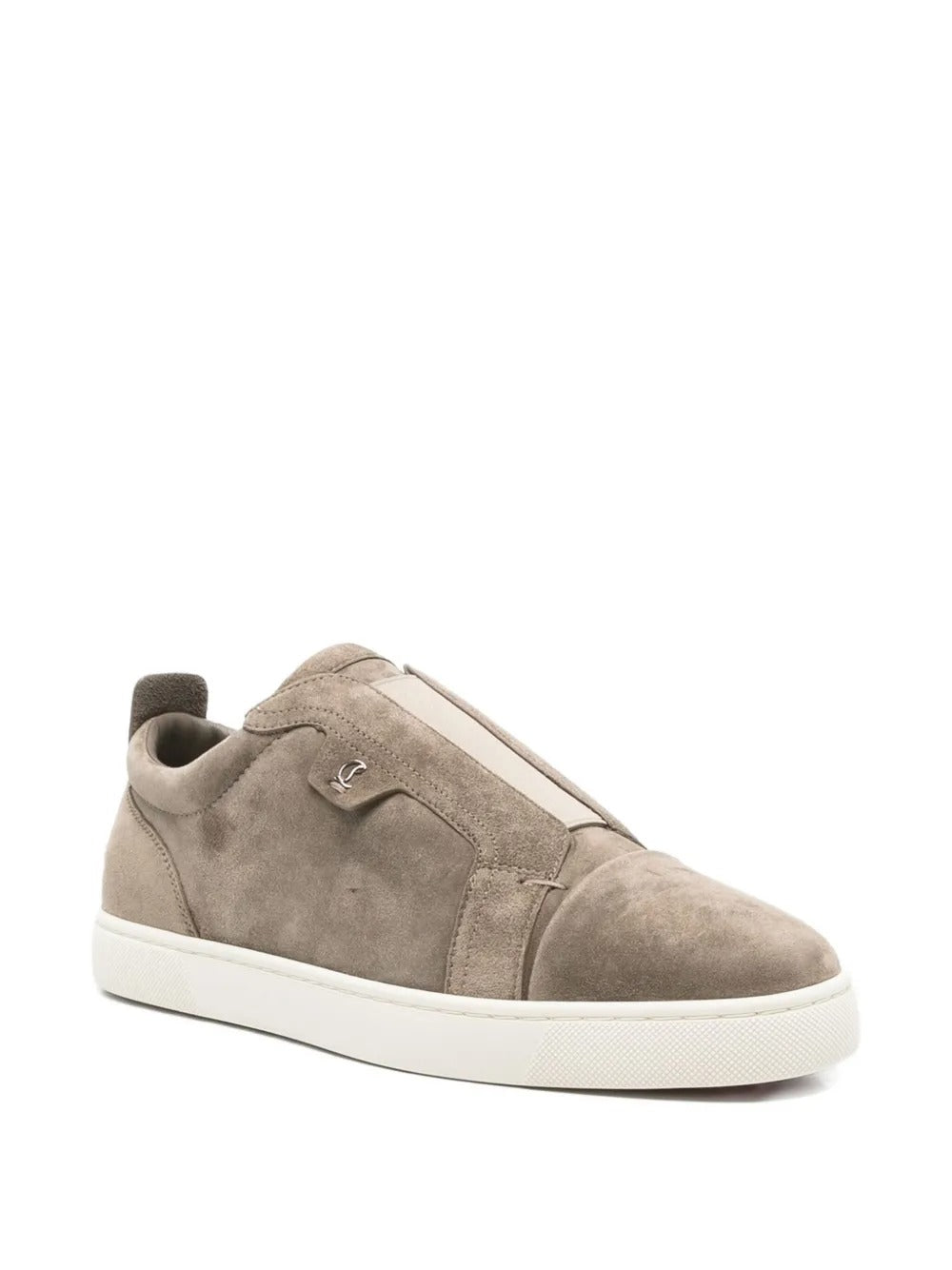 Christian suede slip-on sneakers-LOUBOUTIN-Verso