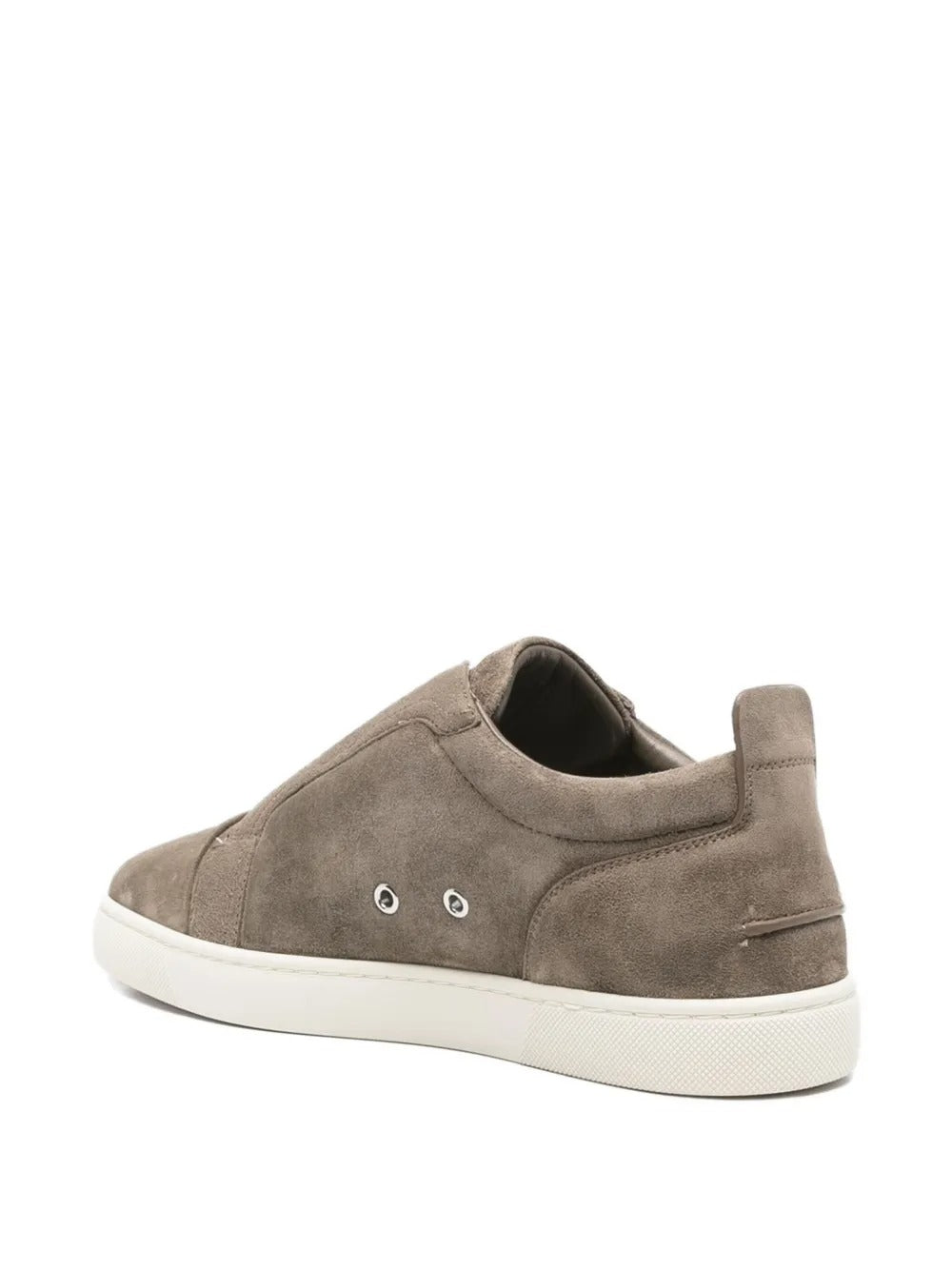 Christian suede slip-on sneakers-LOUBOUTIN-Verso