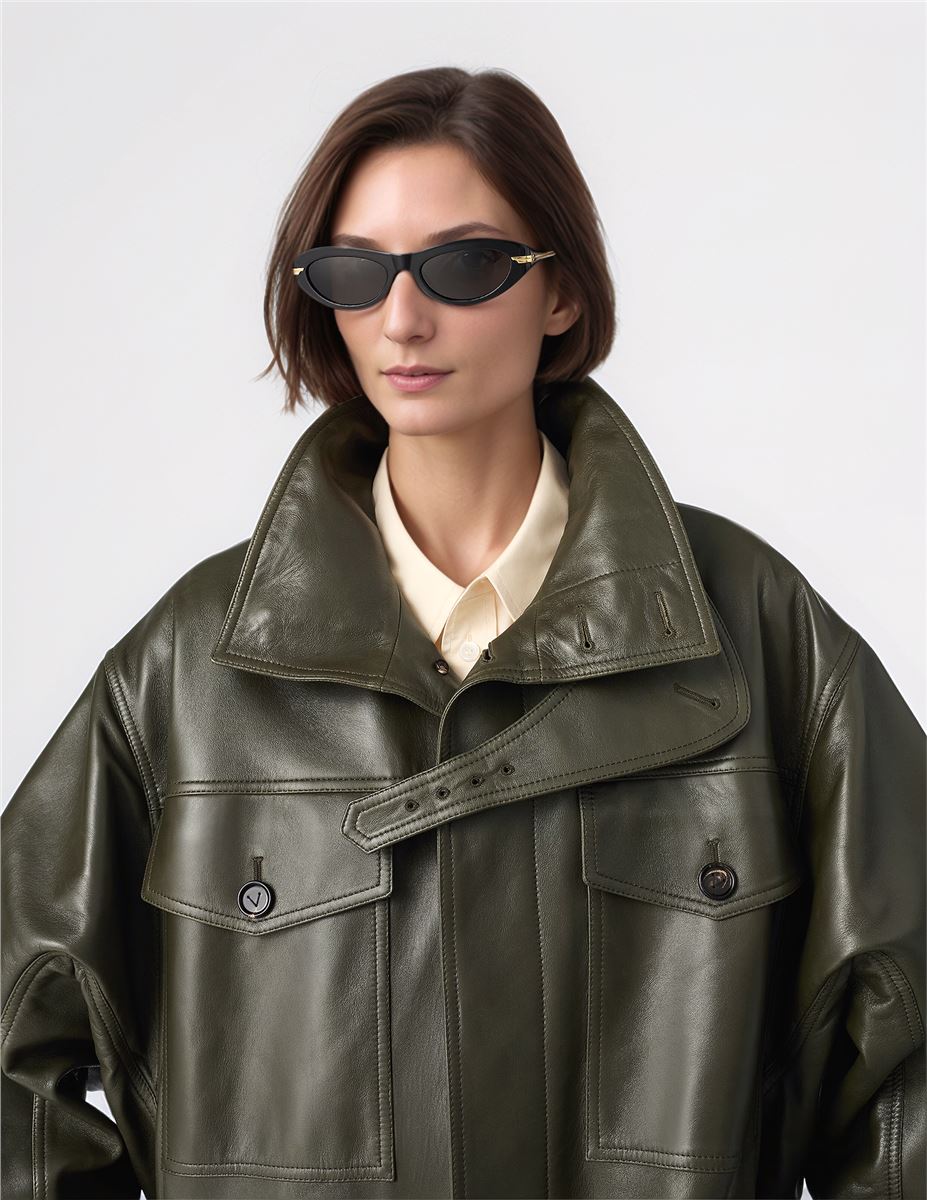 CLASSIC CAT EYE SUNGLASSES - BOTTEGA VENETA - Verso